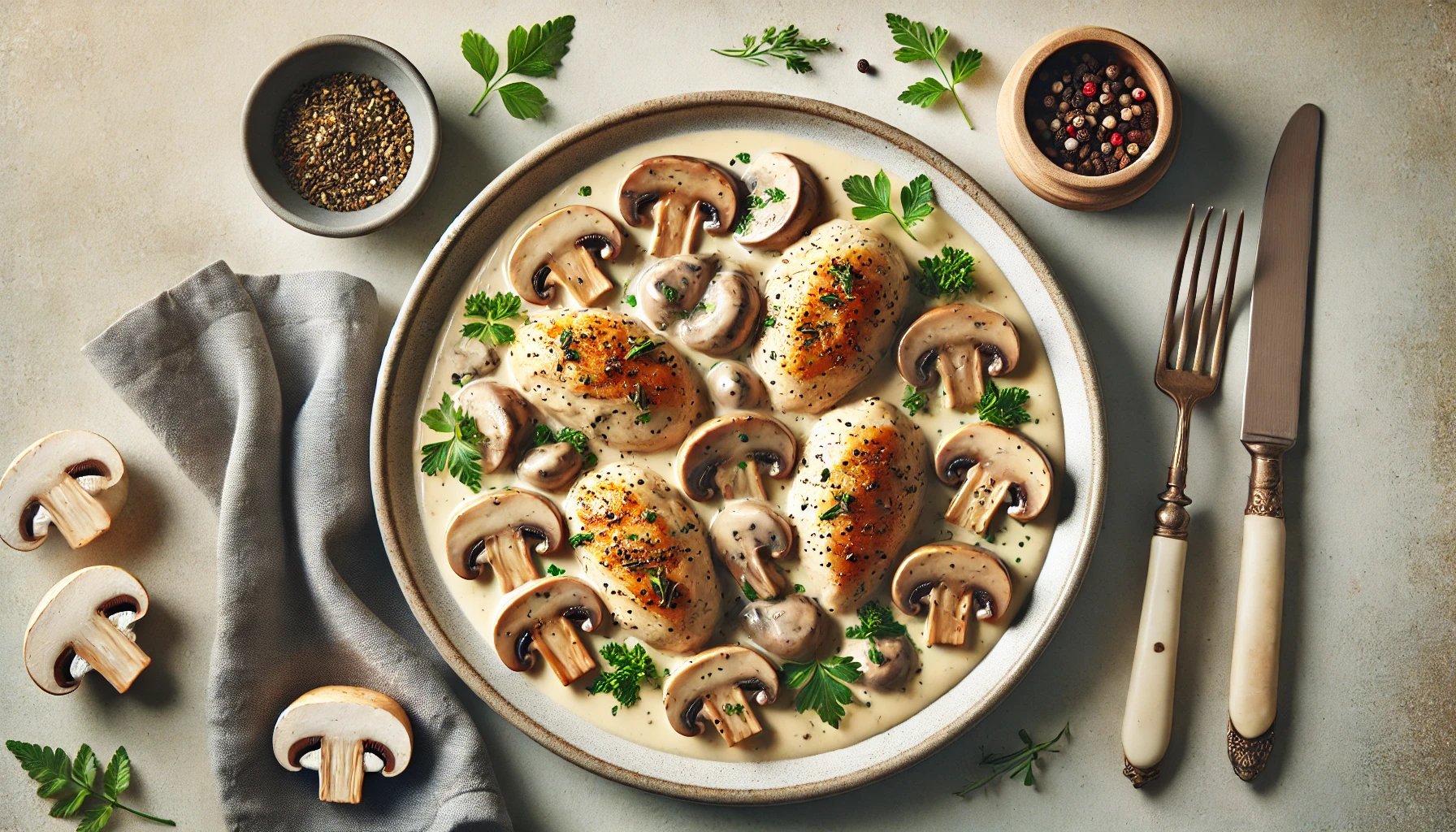 Recette Cookeo -Poulet-aux-Champignons