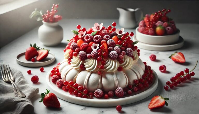 Pavlova fruits rouges