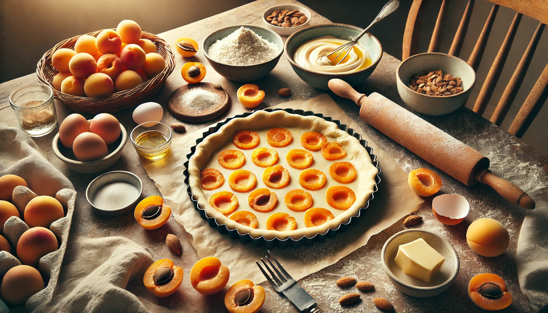 Tarte aux abricots