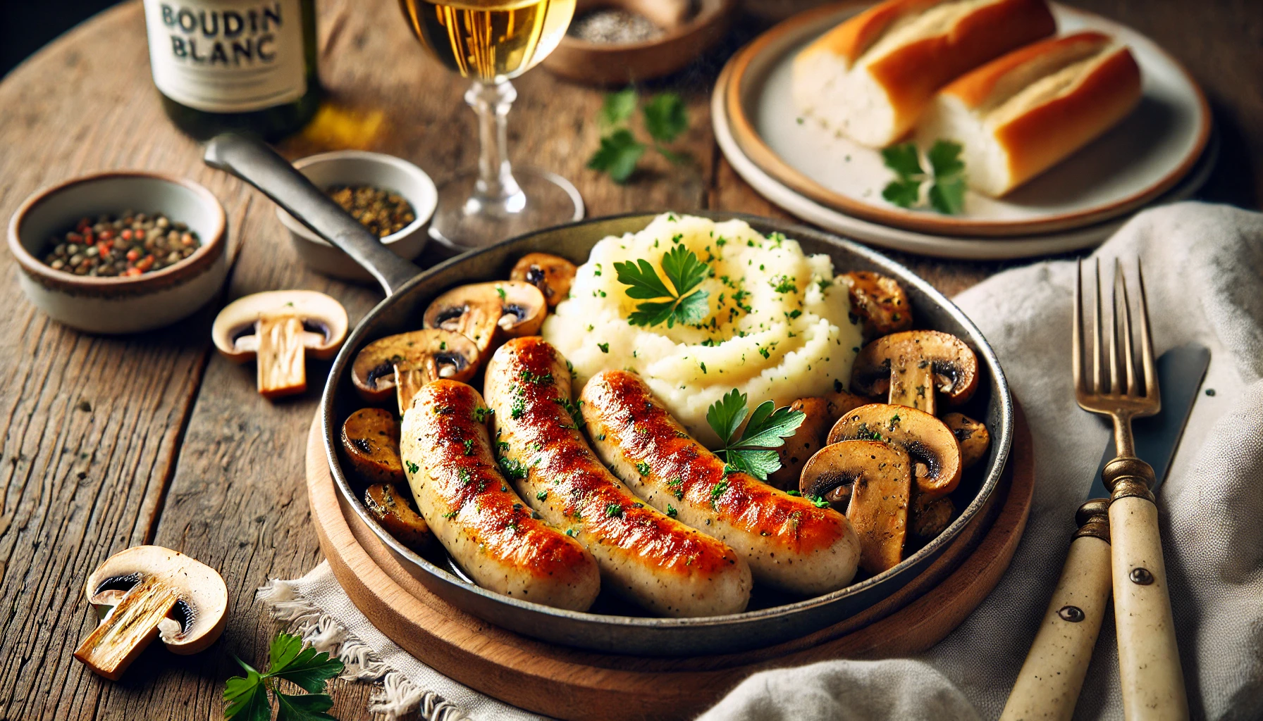 recette avec du boudin blanc​