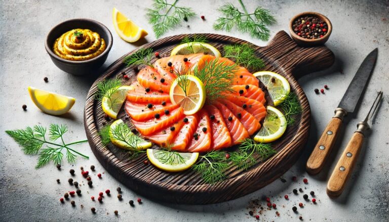 recette saumon gravlax​