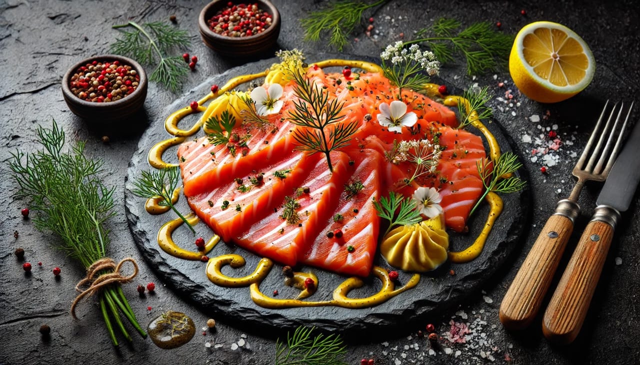 recette saumon gravlax​